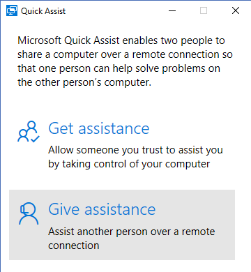 give-assistance