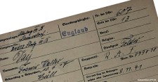 The POW card of RAF Sergeant Francis Walter Day, who was imprisoned at Stalag Luft III, near the Polish town of Zagan. Day completed the Institute's Intermediate Examination Part I in December 1943 while imprisoned at the camp.
