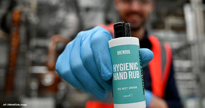 1216606643 The distillery developed the capacity to produce 12,000 100ml bottles of hand sanitiser.