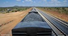 Freight wagons pictured in 2016 carry gravel on the Mombasa-Nairobi Standard Gauge Railway line that connects Mombasa, East Africa’s largest seaport, and Kenya’s capital, Nairobi. Increasing efficiency of transport and logistics in the continent is key to facilitating intra-African trade.