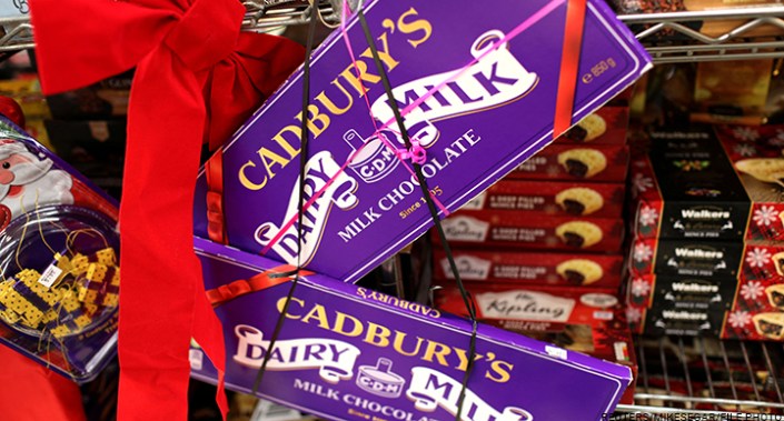 Cadbury chocolates are seen on display at British-themed shop Myers of Keswick in Manhattan in New York City, New York, US, 10 December 2018.