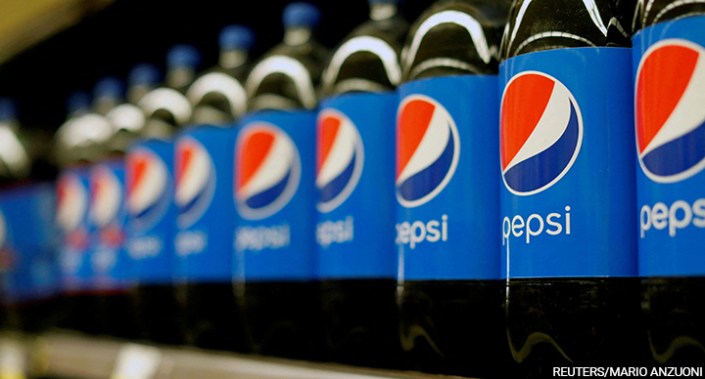 Bottles of Pepsi are pictured at a grocery store in Pasadena, California, US, 11 July 2017.