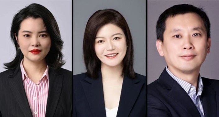 Left to right: Han Min, FCMA, CGMA; Crystal Zang, FCMA, CGMA; Marty Zhang, FCMA, CGMA.