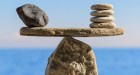 Photo of stacked rocks balancing.
