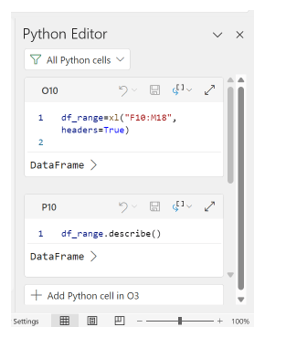 An introduction to Python in Excel: Part 1